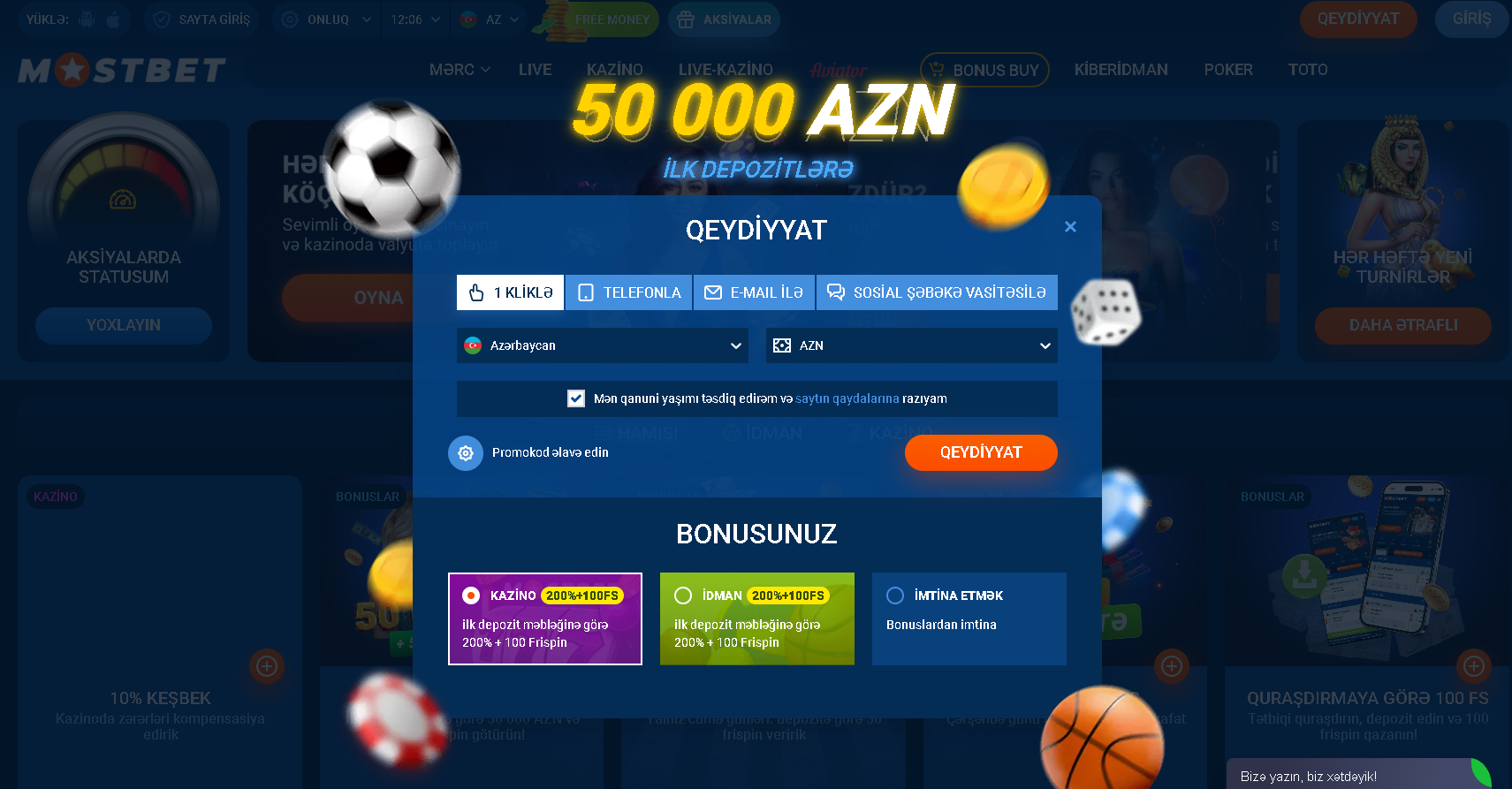 Mostbet giriş və qeydiyyat qaydaları